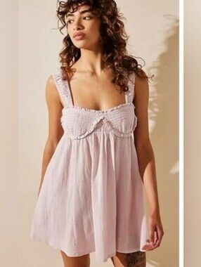 Free People Blissful Breeze Mini Dress Size M